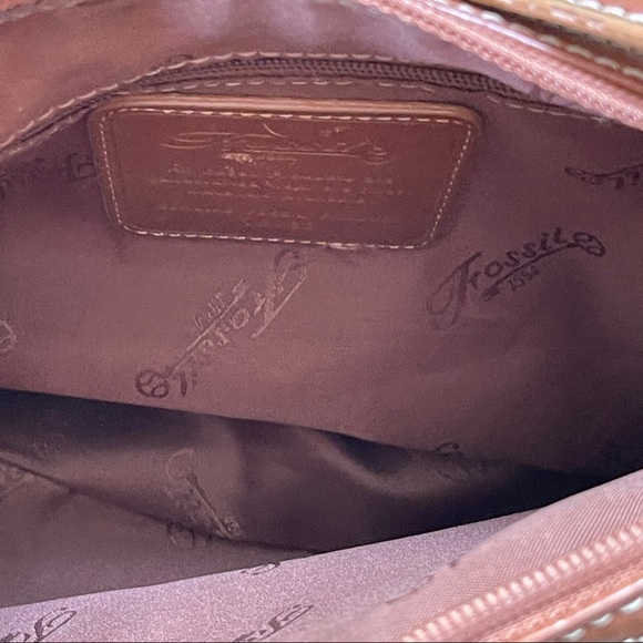 Fossil Classic #75082 Floral Shoulder Handbag - Picture 9 of 10